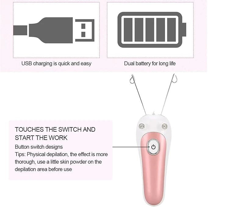 Electric Facial Threading Hair Removal