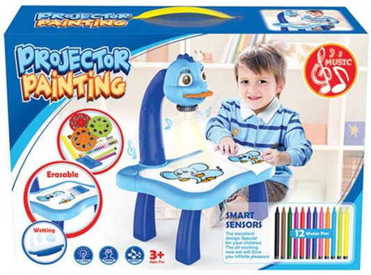 LED Projector Art Painting Table for Kids